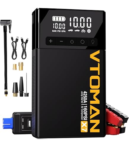 Big Van CAR シャンデリヤ CM 12V 20W 本体 未使用品 Amazon.com: VTOMAN X7 4250A Jump Starter, 160PSI Air Compressor